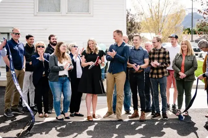 Maiden Voyage Software ribbon cutting