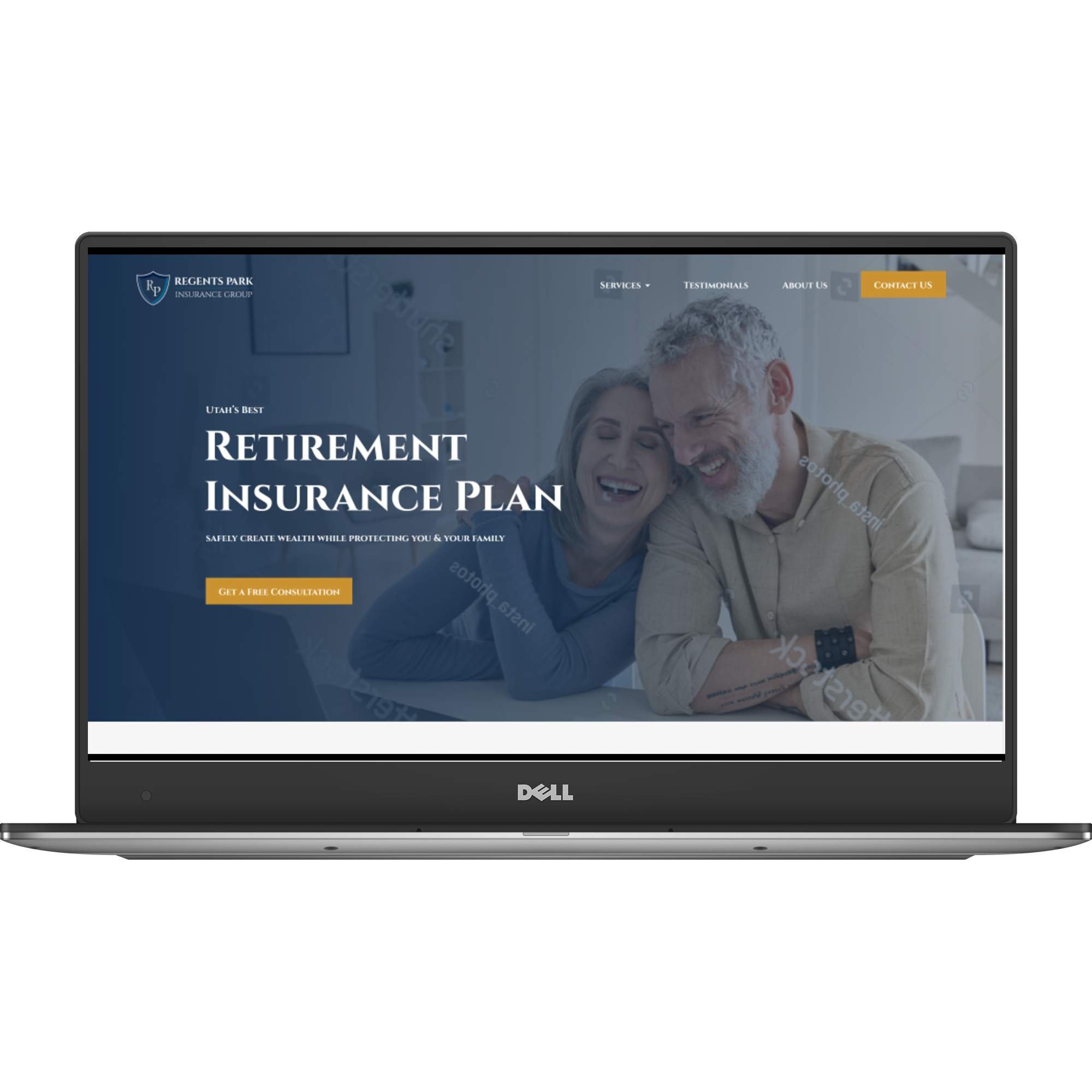 Basic Insurance Marketing Website Project Image
